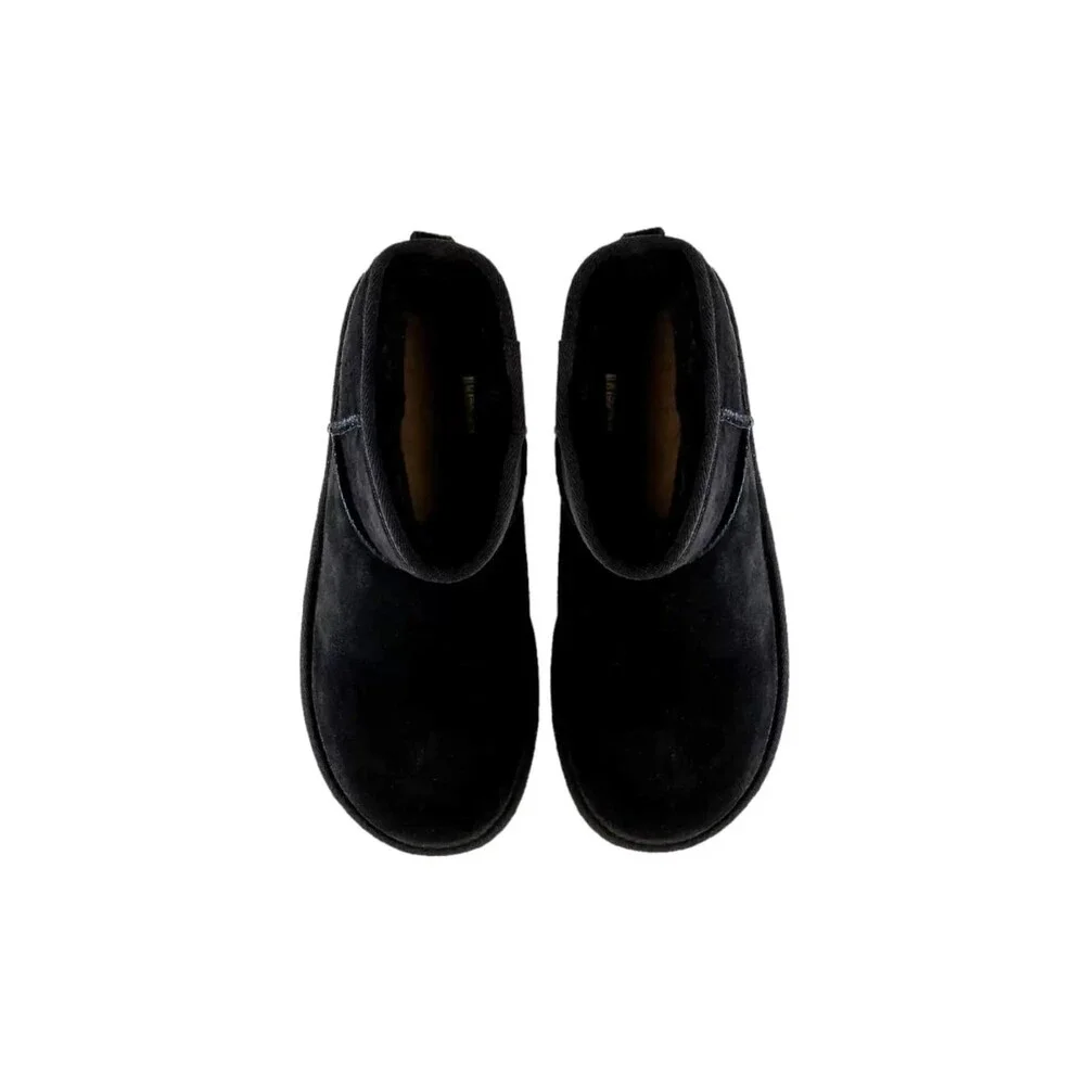 UGG Classic Mini 1143700K-001 Boots Girls US 6 M Black Suede Platform ZOGG3719